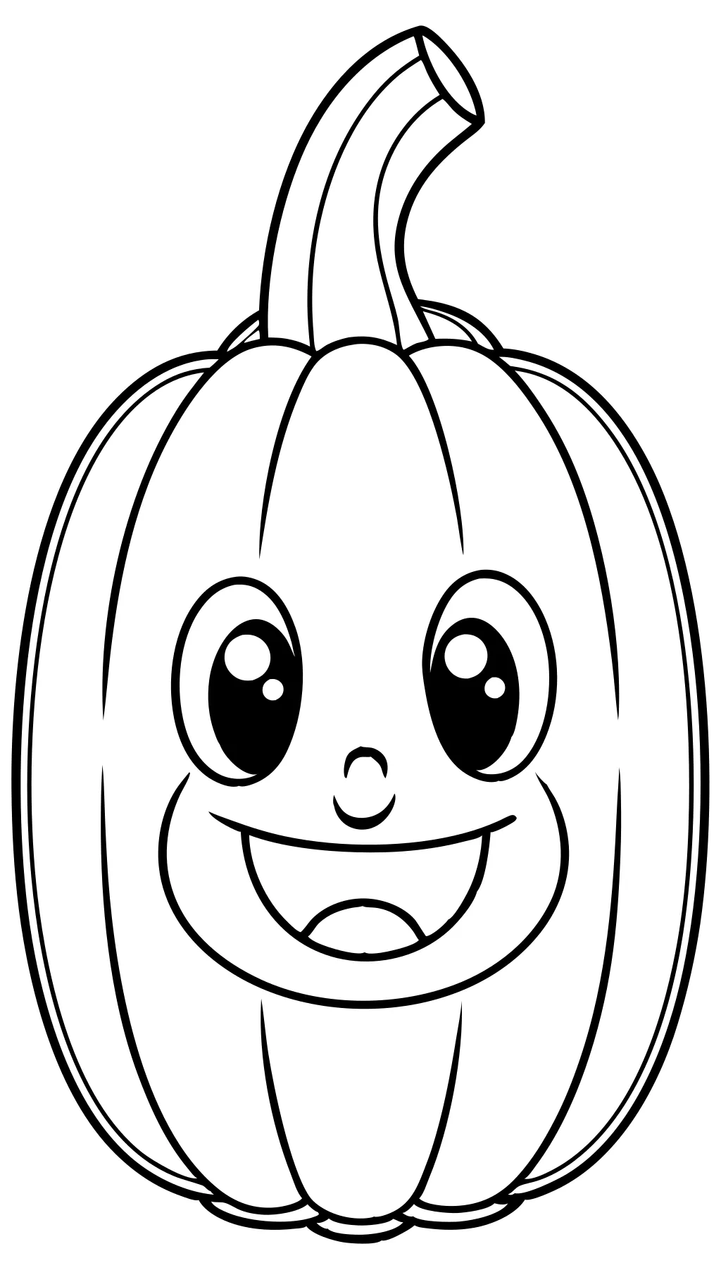 Páginas para colorear de calabaza preescolar